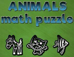 Animal Math Puzzle Game