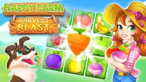 Happy Farm Harvest Blast Match 3 Puzzle