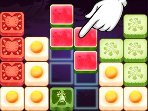 Food Blocks Puzzle Arcade Game