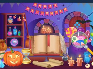 Halloween Hidden Objects Puzzle