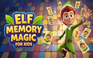 Elf Memory Magic for Kids - Free Online Matching Pairs Puzzle Game - Ludoryx free online game