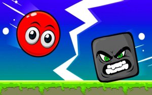 Red Ball Rolling - Bouncing Ball Adventure Game Online - Ludoryx free online game