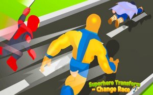 Superhero Transform Change Race: Action Runner Online Game - Ludoryx free online game