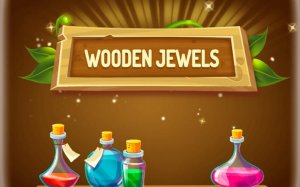 Wooden Jewels Match 3 Puzzle